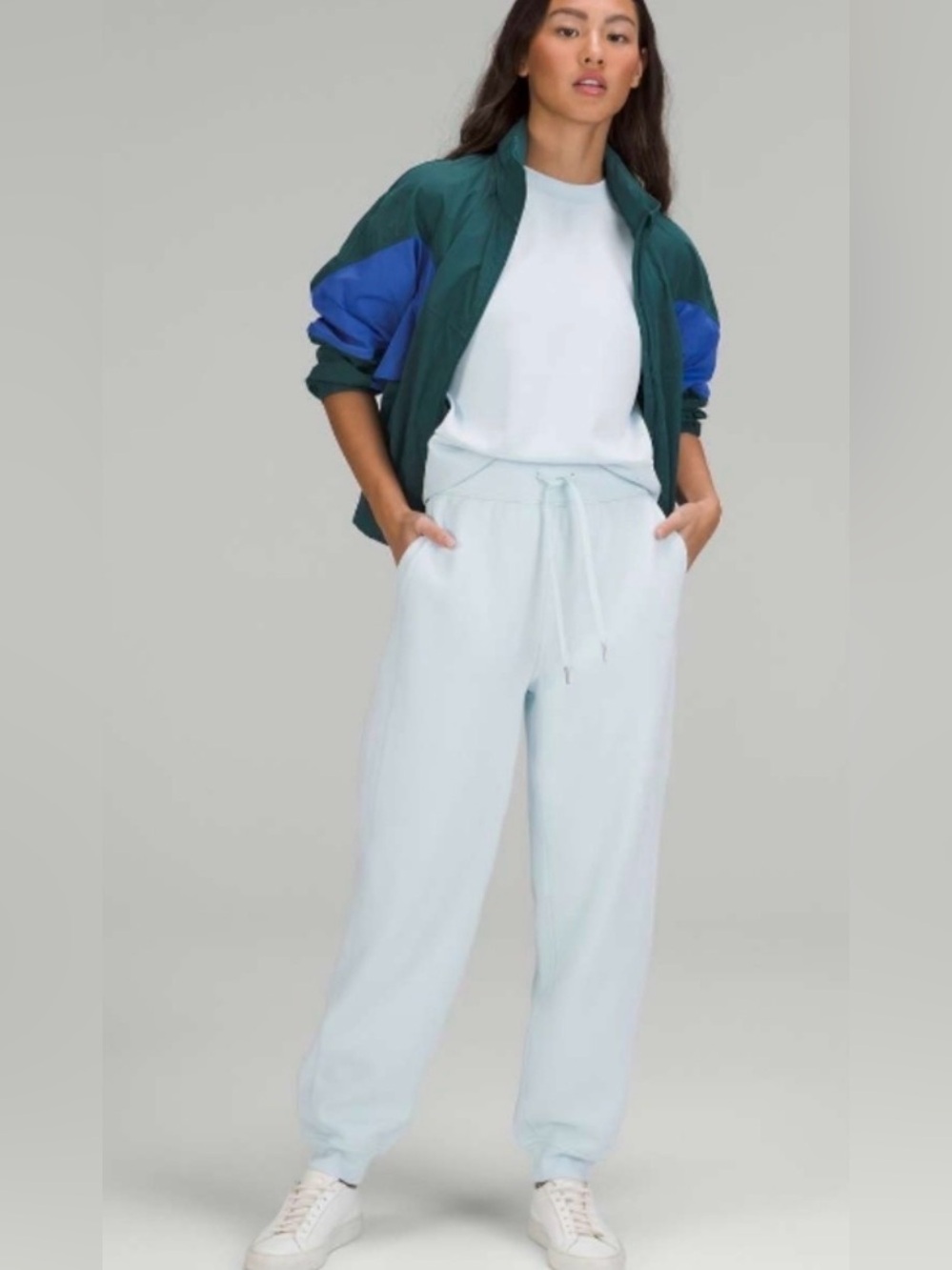 Lululemon Scuba High Rise Relaxed Jogger. Powder Blue Size 8